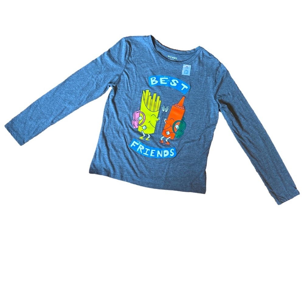 Old Navy Long Sleeve Tee with Colorful Graphic Design